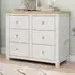 Maggiori 6 Drawer Chest of Drawers - White, Pine