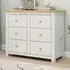 Maggiori 6 Drawer Chest of Drawers - White, Pine Wood