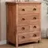 Padua 4 Drawer Chest of Drawers - Light Brown