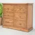Salerno 6 Drawer Chest of Drawers - Brown