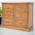 Salerno 6 Drawer Chest of Drawers - Brown
