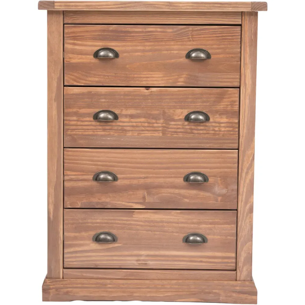 Tirolo 4 Drawer Chest of Drawers - Light Brown