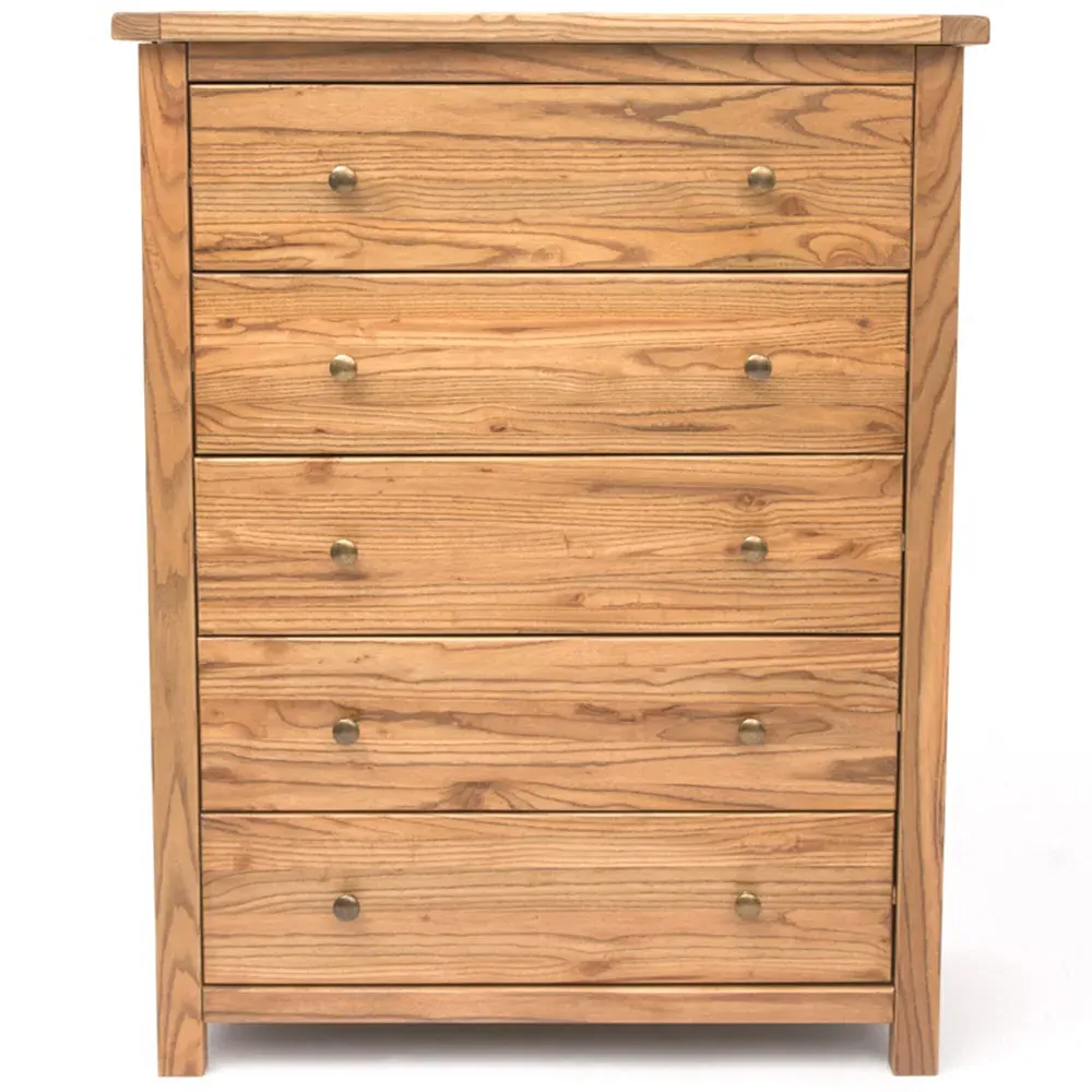Trivento 5 Drawer Chest of Drawers - Brown
