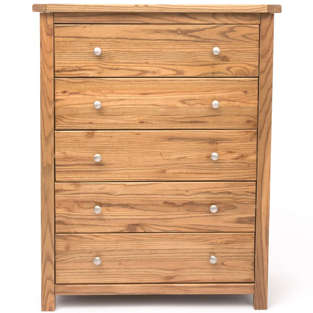 Trivento 5 Drawer Chest of Drawers - Brown, Wood