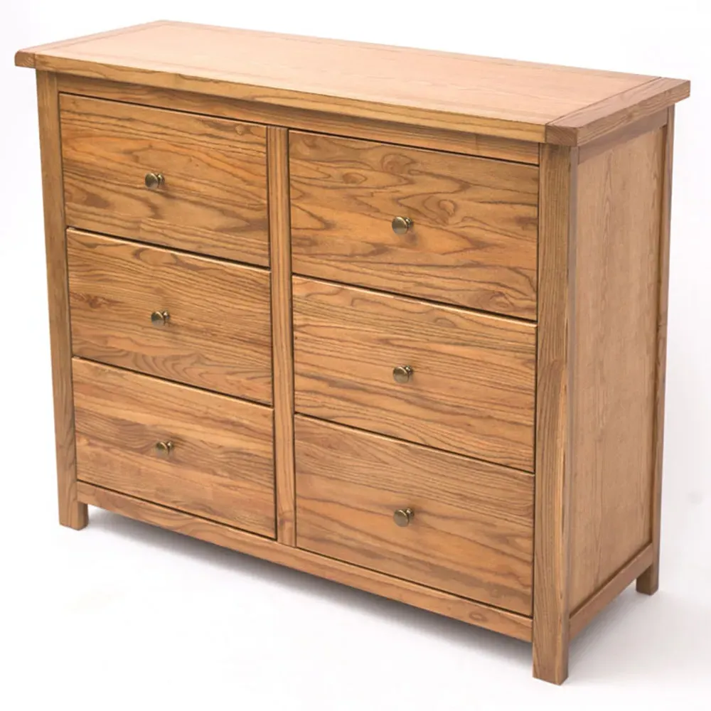 Trivento 6 Drawer Chest of Drawers - Brown