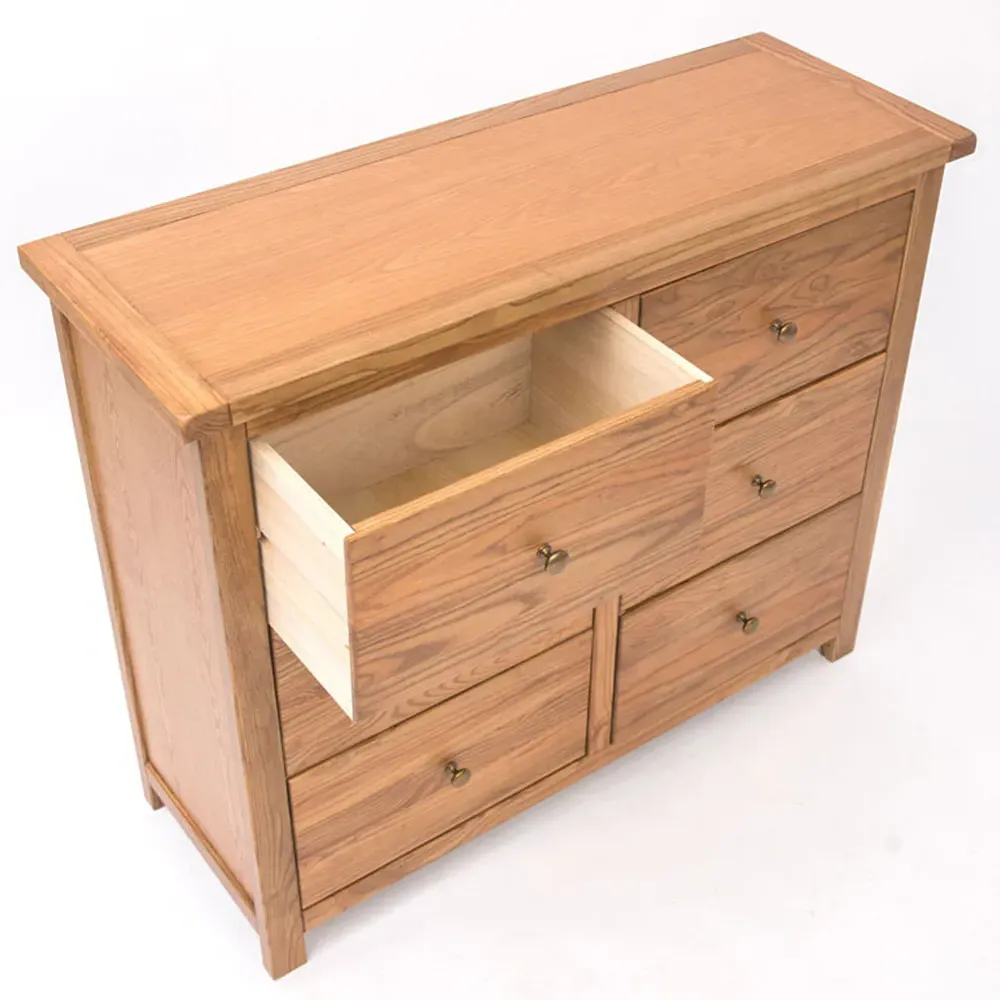 Trivento 6 Drawer Chest of Drawers - Brown