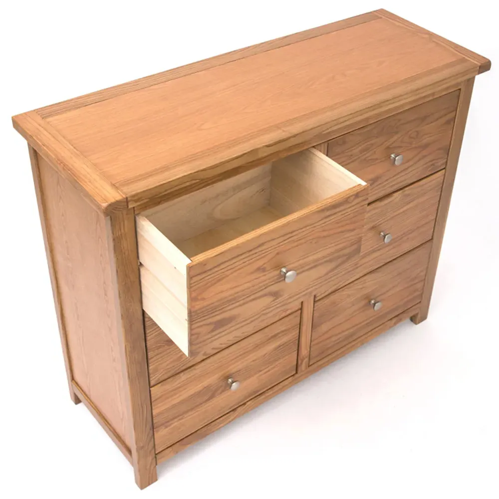 Trivento 6 Drawer Chest of Drawers - Brown, Wood