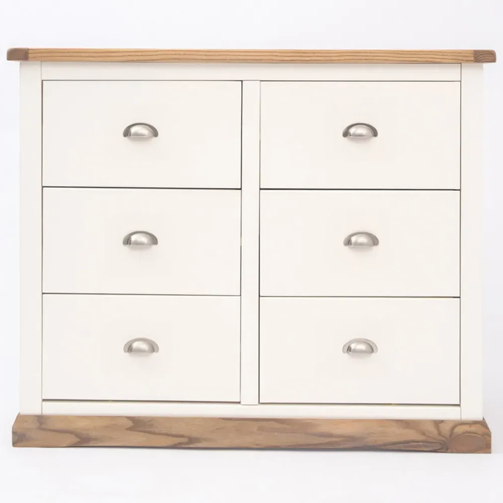 Tropea 6 Drawer Chest of Drawers - White