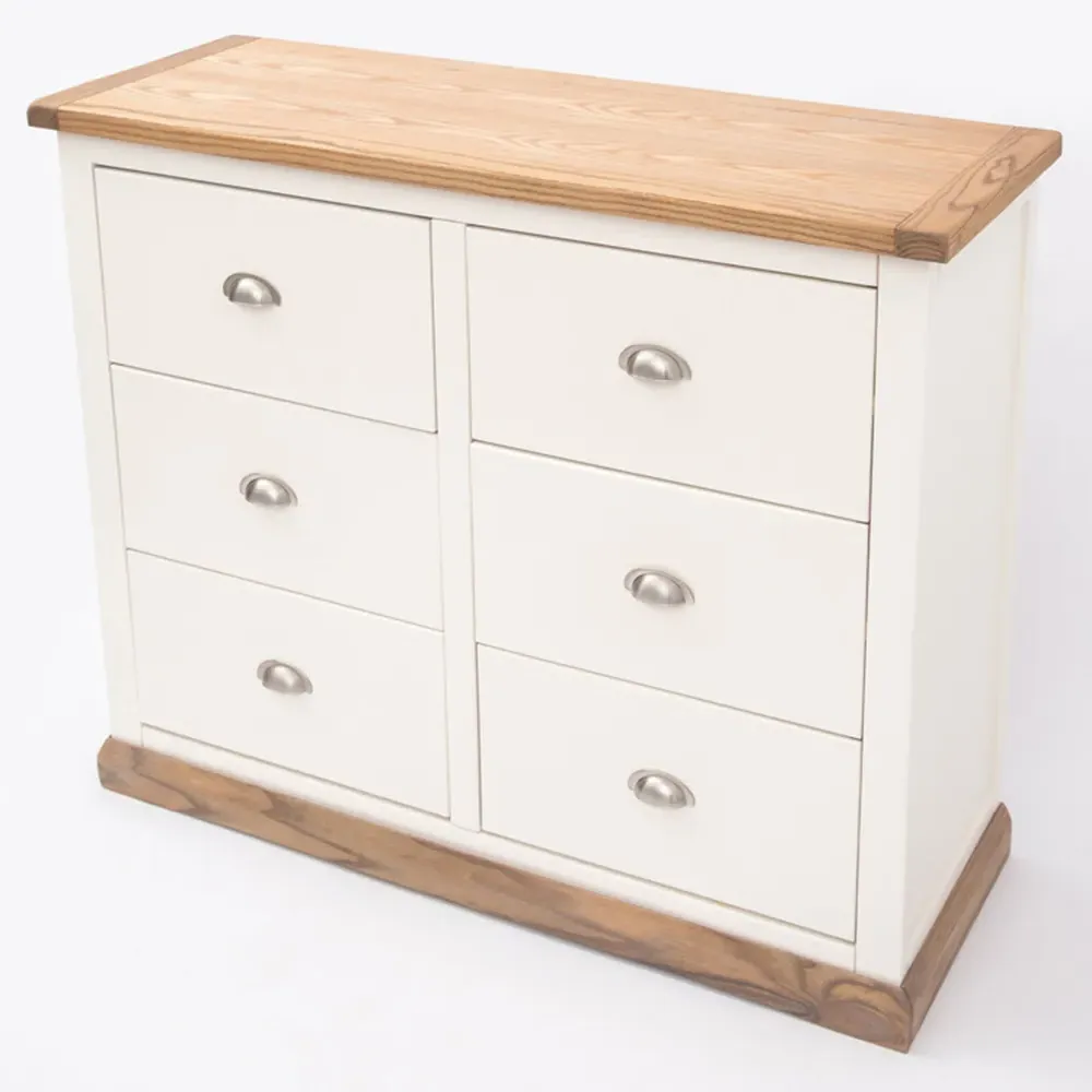 Tropea 6 Drawer Chest of Drawers - White