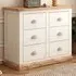 Tropea 6 Drawer Chest of Drawers - White