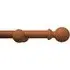 FX 200cm Eyelet Curtain Pole - Antique Pine, Wood