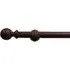 FX 200cm Eyelet Curtain Pole - Brown, Wood
