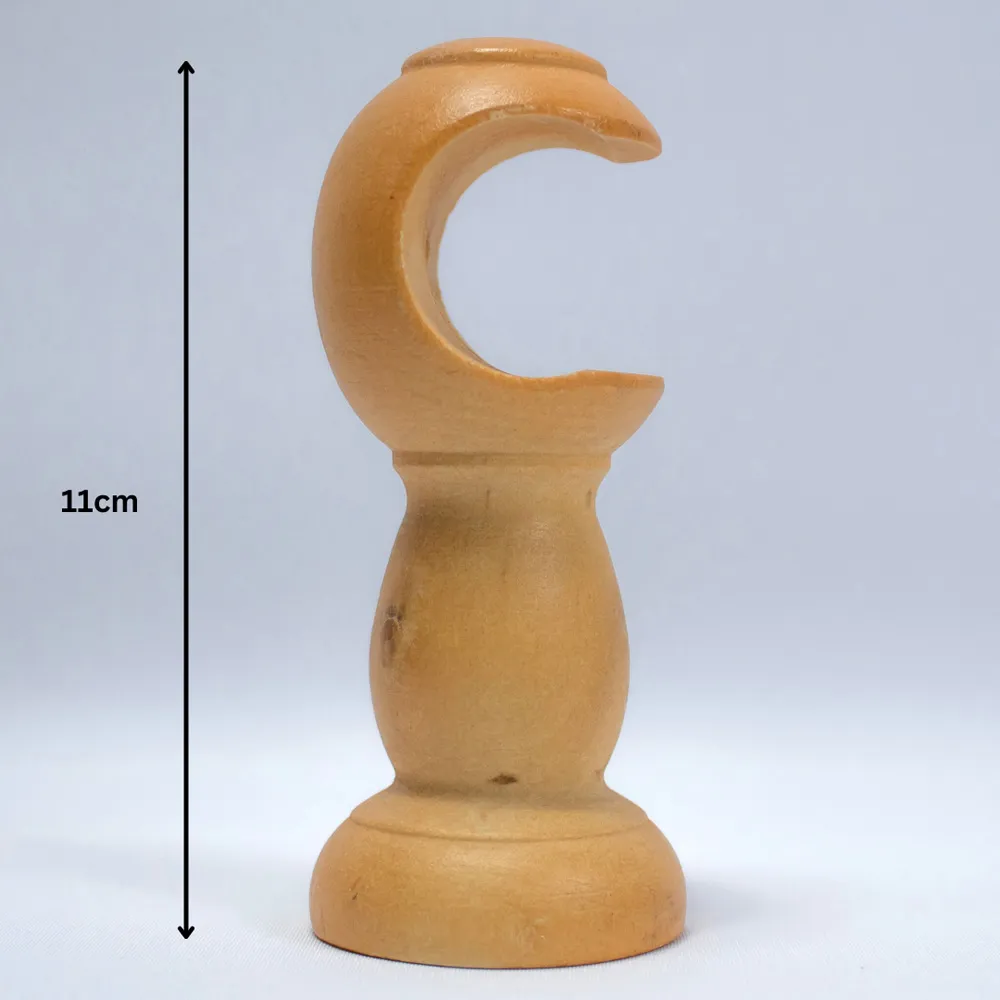 FX 240cm Eyelet Curtain Pole - Antique Pine, Wood