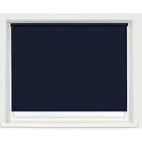 Straight Edge Roller Blind - Navy