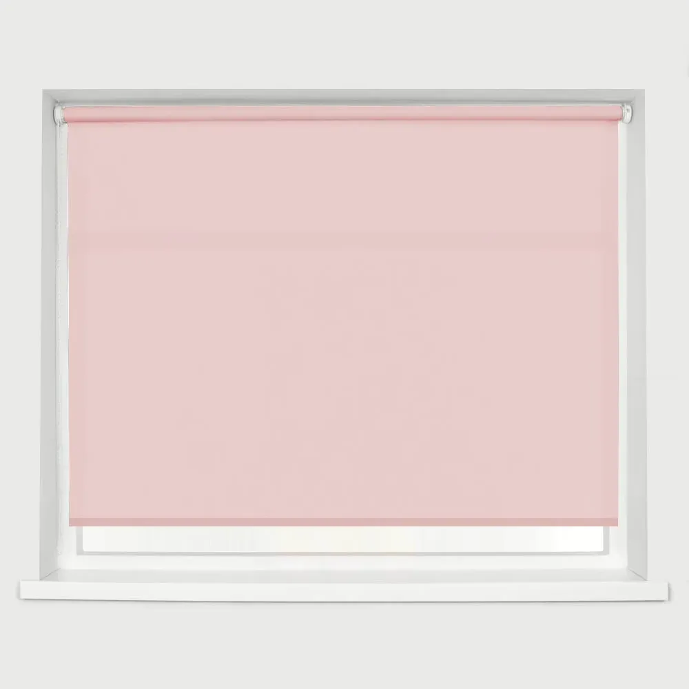 Straight Edge Roller Blind - Pink