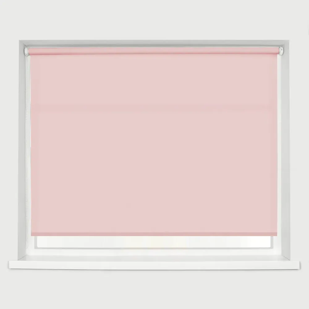 Straight Edge Roller Blind - Pink
