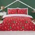 Christmas Friends Single Duvet Set - Red and White