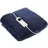 Electric Heated Throw Blanket - Blue, Fleece