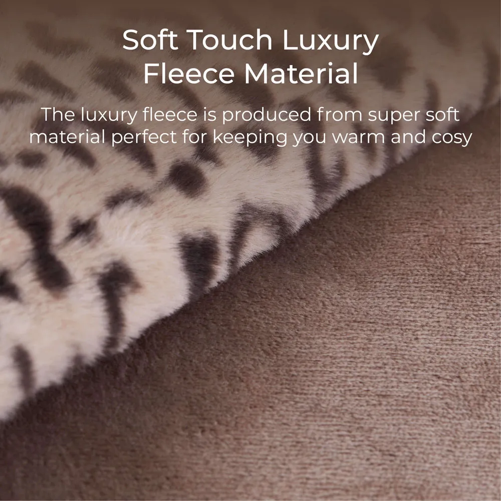 Electric Heated Throw Blanket - Multi, Fleece