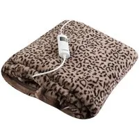 Electric Heated Throw Blanket - Multi, Fleece