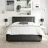 Opulence Double Ottoman Bed with Storage - Charcoal, Twill