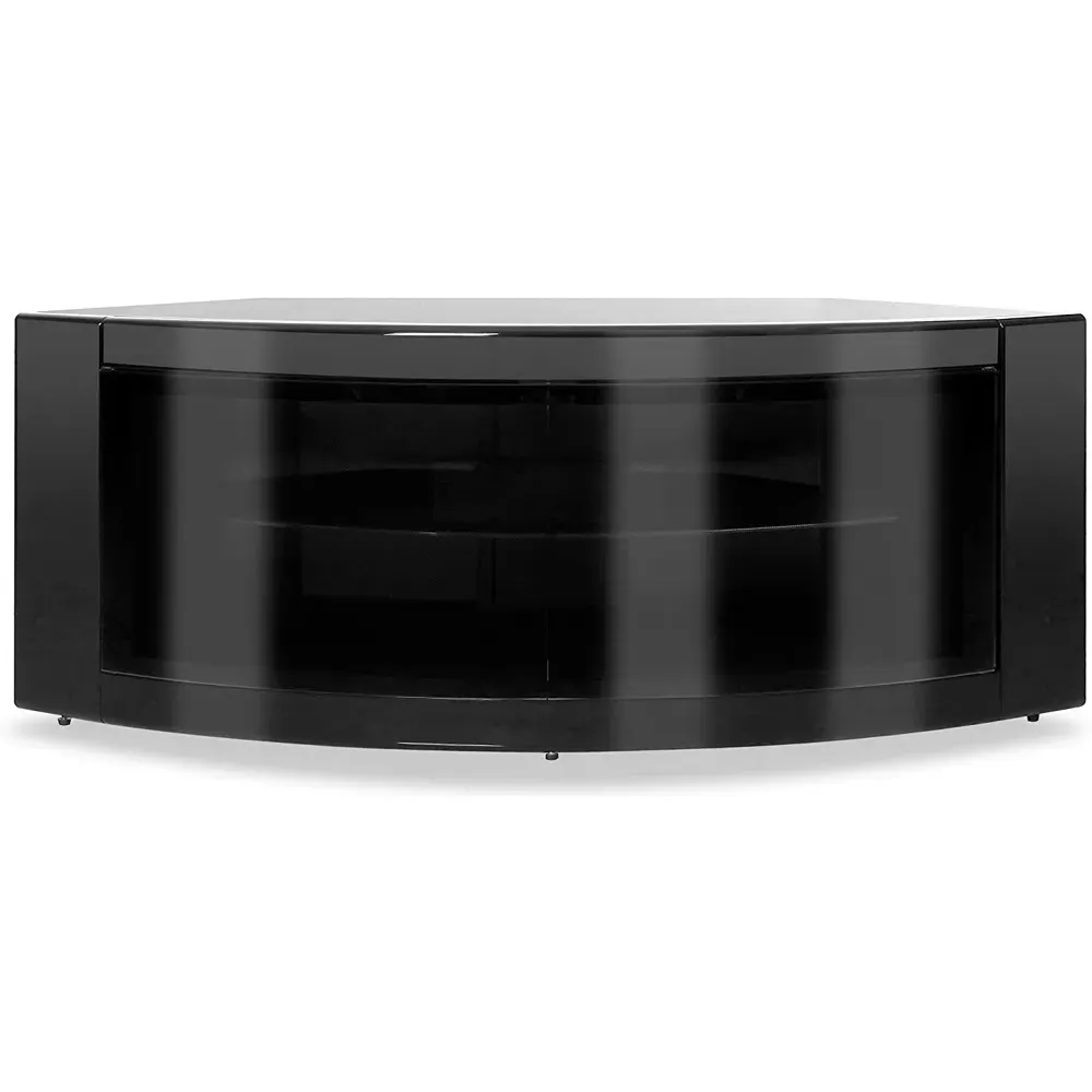 Pangea Corner TV Cabinet with Storage - Black