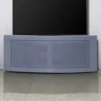 Pangea Corner TV Cabinet with Storage - Grey
