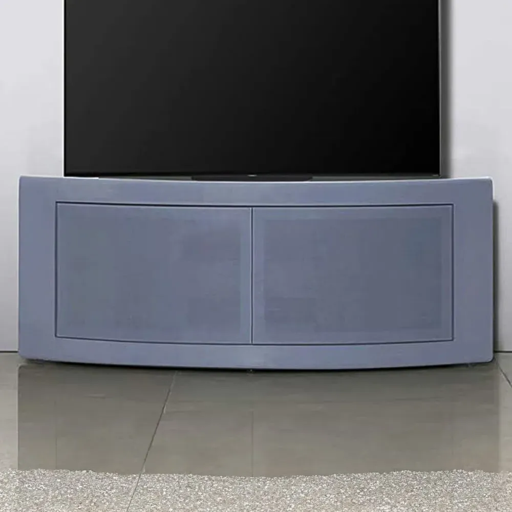 Pangea Corner TV Cabinet with Storage - Grey