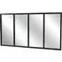 Extra Large Mirror - Black, Wrought Iron