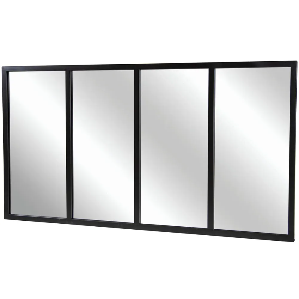 Extra Large Mirror - Black, Wrought Iron