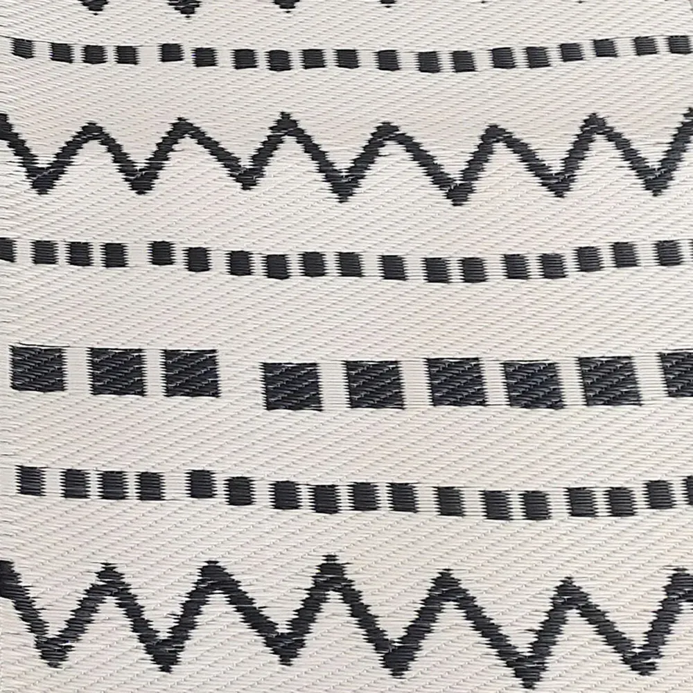 Moroccan Geometric Outdoor Rug - Cream