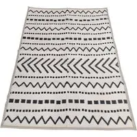 Moroccan Geometric Outdoor Rug - Cream