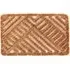 Wood Boot Scraper Twist Door Mat - Wood, Coir