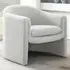 Cream Boucle Accent Chair