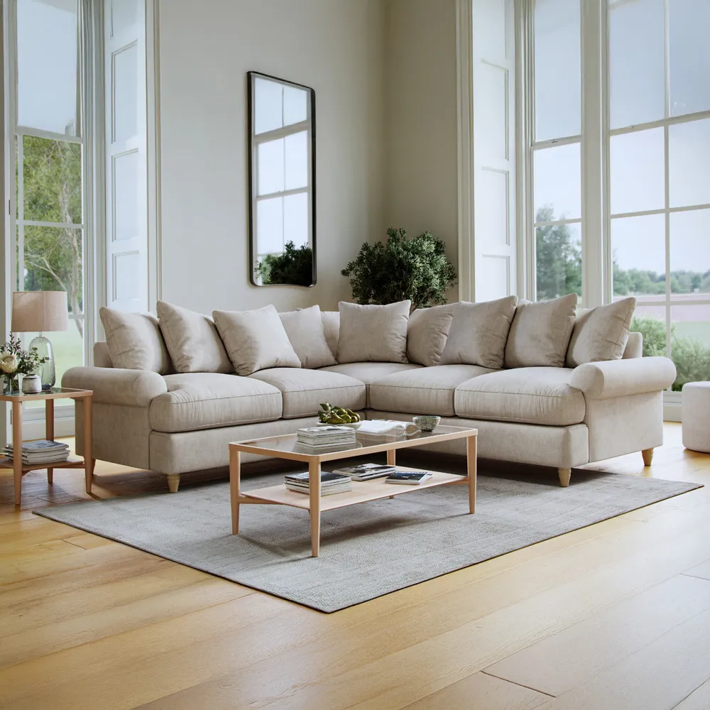 Agmamito Faro 1 4-Seater Corner Sofa - Blonde