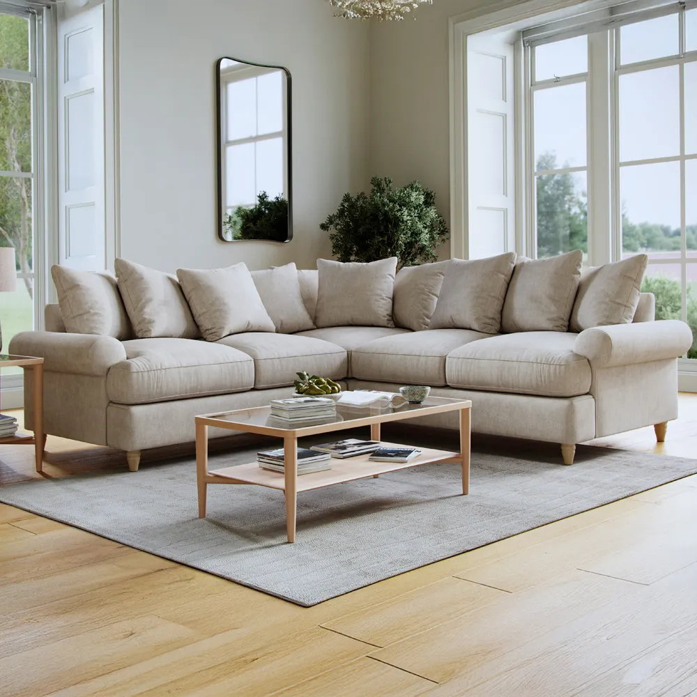 Agmamito Faro 1 4-Seater Corner Sofa - Blonde
