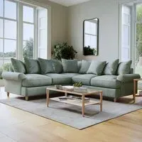 Agmamito Faro 10 4-Seater Corner Sofa - Blue