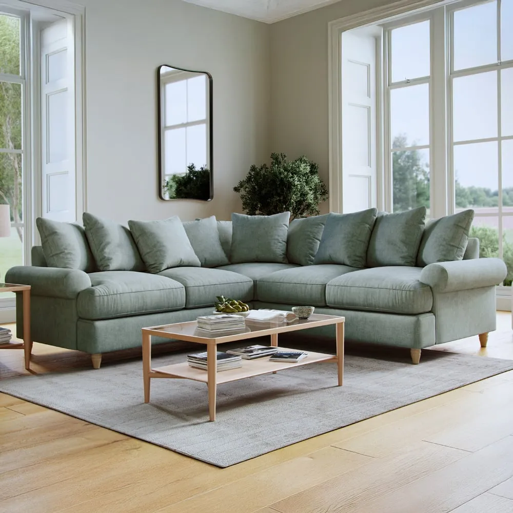 Agmamito Faro 10 4-Seater Corner Sofa - Blue