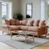 Agmamito Faro 11 3-Seater Left Hand Corner Sofa - Pink