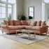 Agmamito Faro 11 4-Seater Corner Sofa - Pink