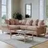 Agmamito Faro 14 3-Seater Left Hand Corner Sofa - Pink