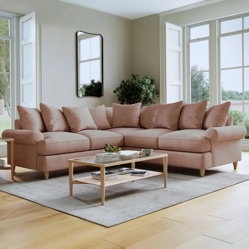 Agmamito Faro 14 4-Seater Corner Sofa - Pink