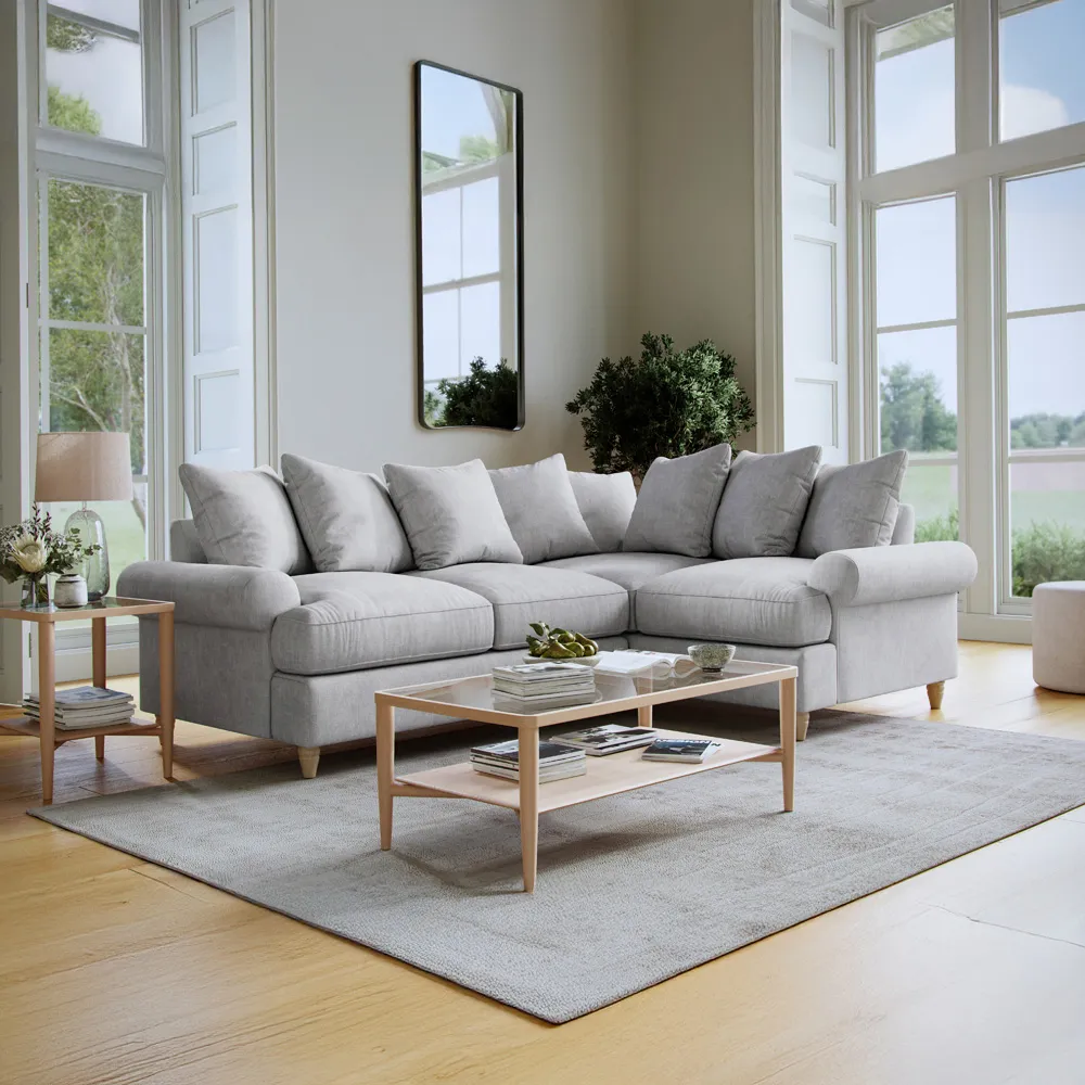 Agmamito Faro 16 3-Seater Left Hand Corner Sofa - Grey