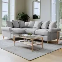 Agmamito Faro 16 3-Seater Left Hand Corner Sofa - Grey