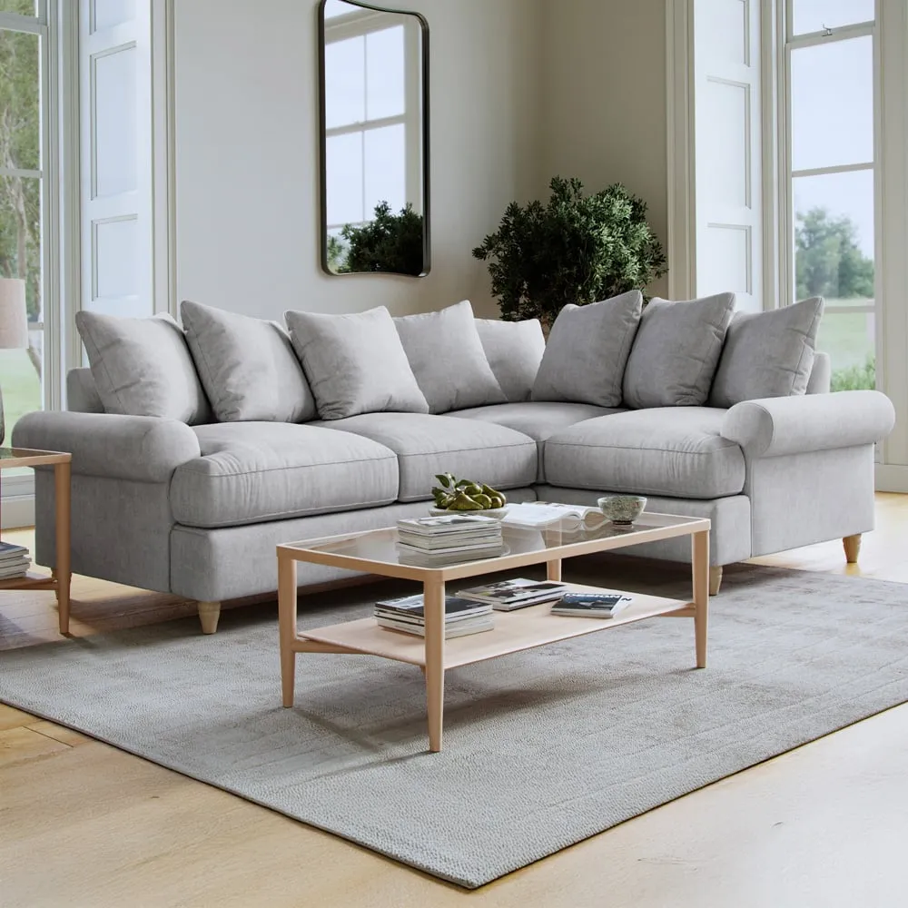 Agmamito Faro 16 3-Seater Left Hand Corner Sofa - Grey