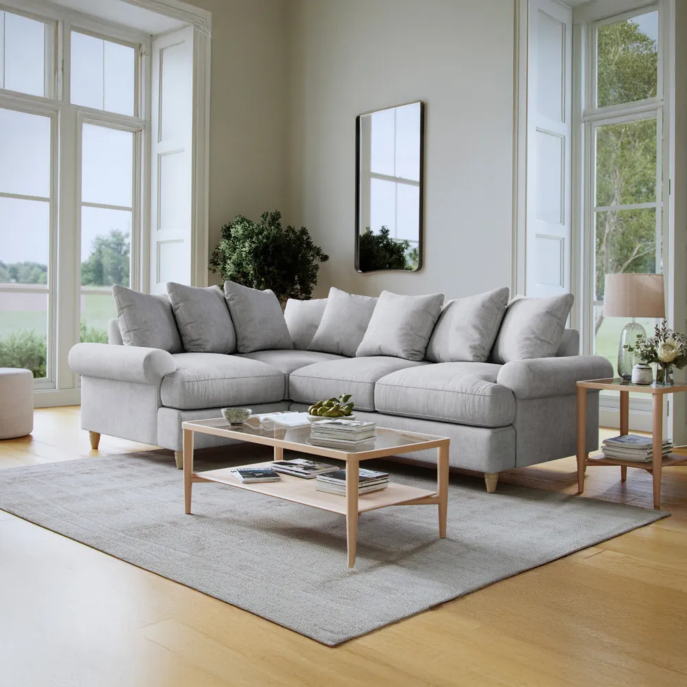 Agmamito Faro 16 3-Seater Right Hand Corner Sofa - Grey