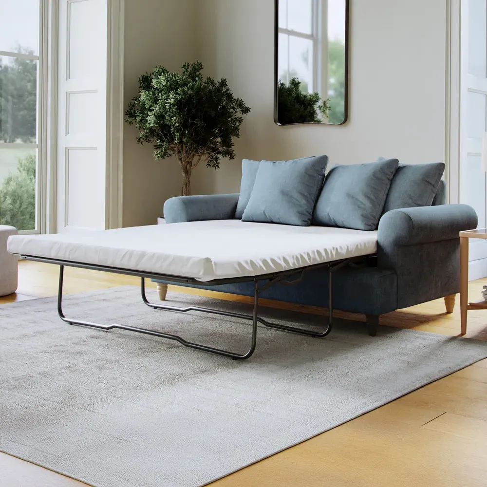 Agmamito Faro 2-Seater Sofa Bed - Blue