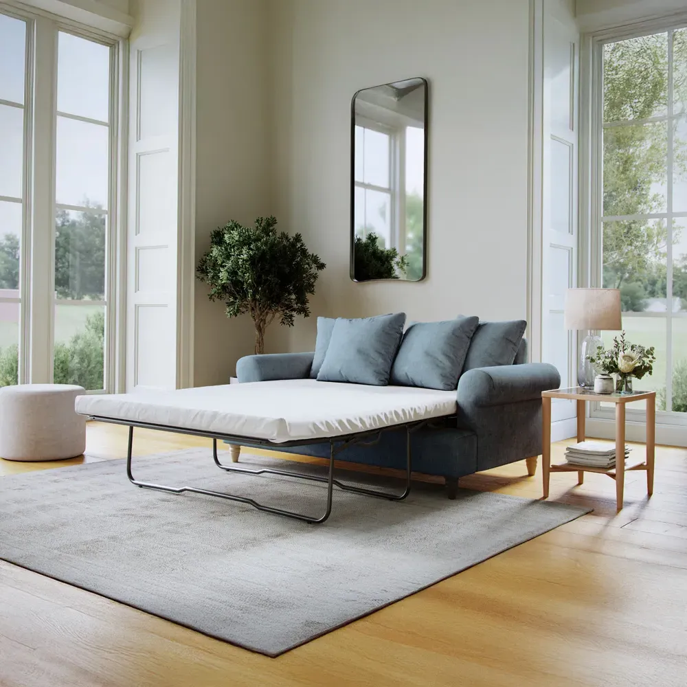 Agmamito Faro 2-Seater Sofa Bed - Blue