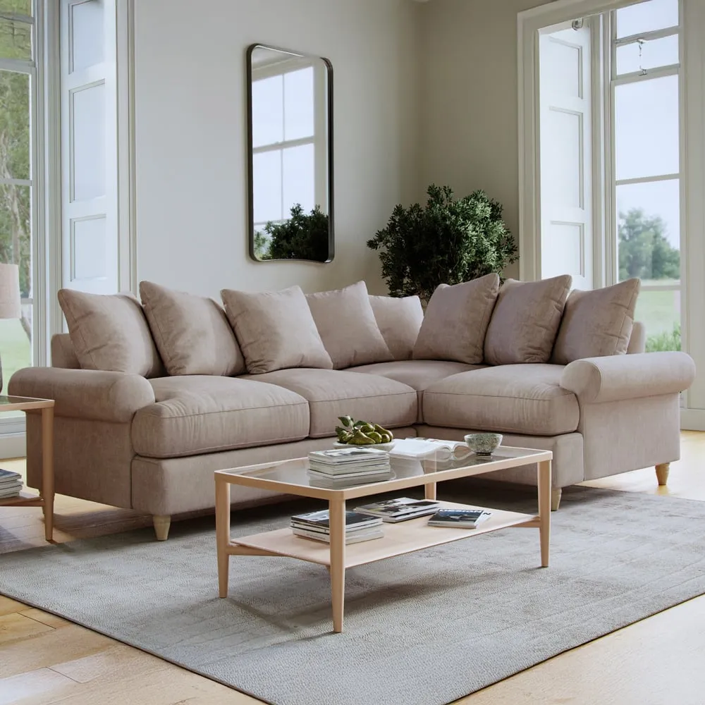 Agmamito Faro 20 3-Seater Left Hand Corner Sofa - Blonde