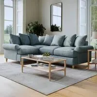 Agmamito Faro 9 3-Seater Left Hand Corner Sofa - Blue